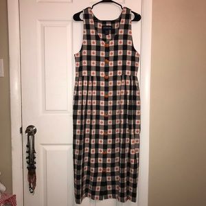 Vintage Pumpkin Midi dress